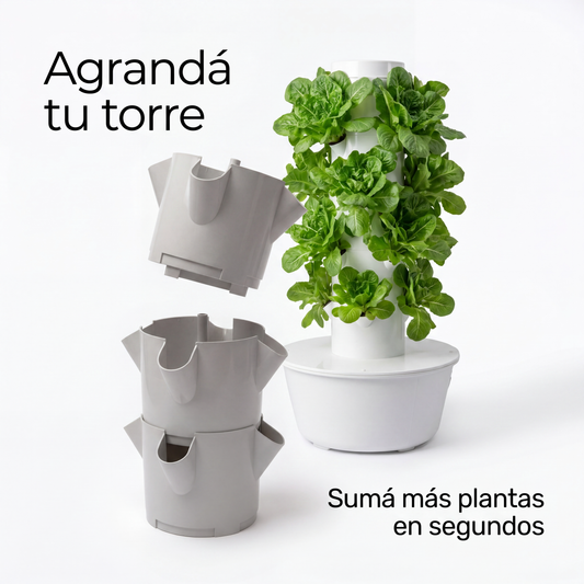 Pack x3 Módulos Growit – Expansión para Huerta Hidropónica